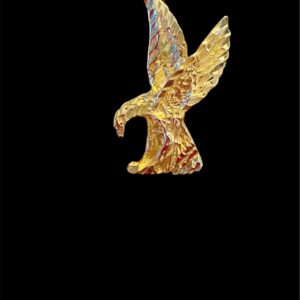 14k Yellow Gold Eagle Pendant