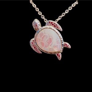 Mother of Pearl Turtle Pendant