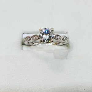 Diamond Accented Engagement Ring