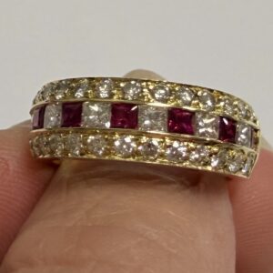 Ruby and Diamond Band