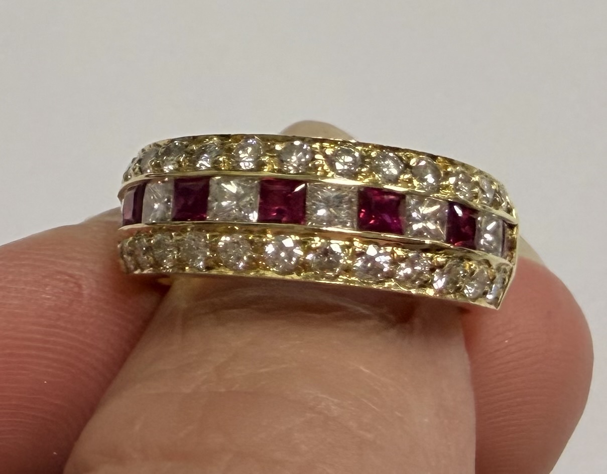 Ruby and Diamond Band