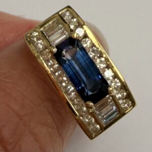 Men's Sapphire Ring