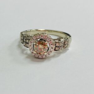 LeVian Cognac Diamond Ring