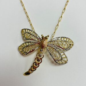 Estate Dragonfly Pendant